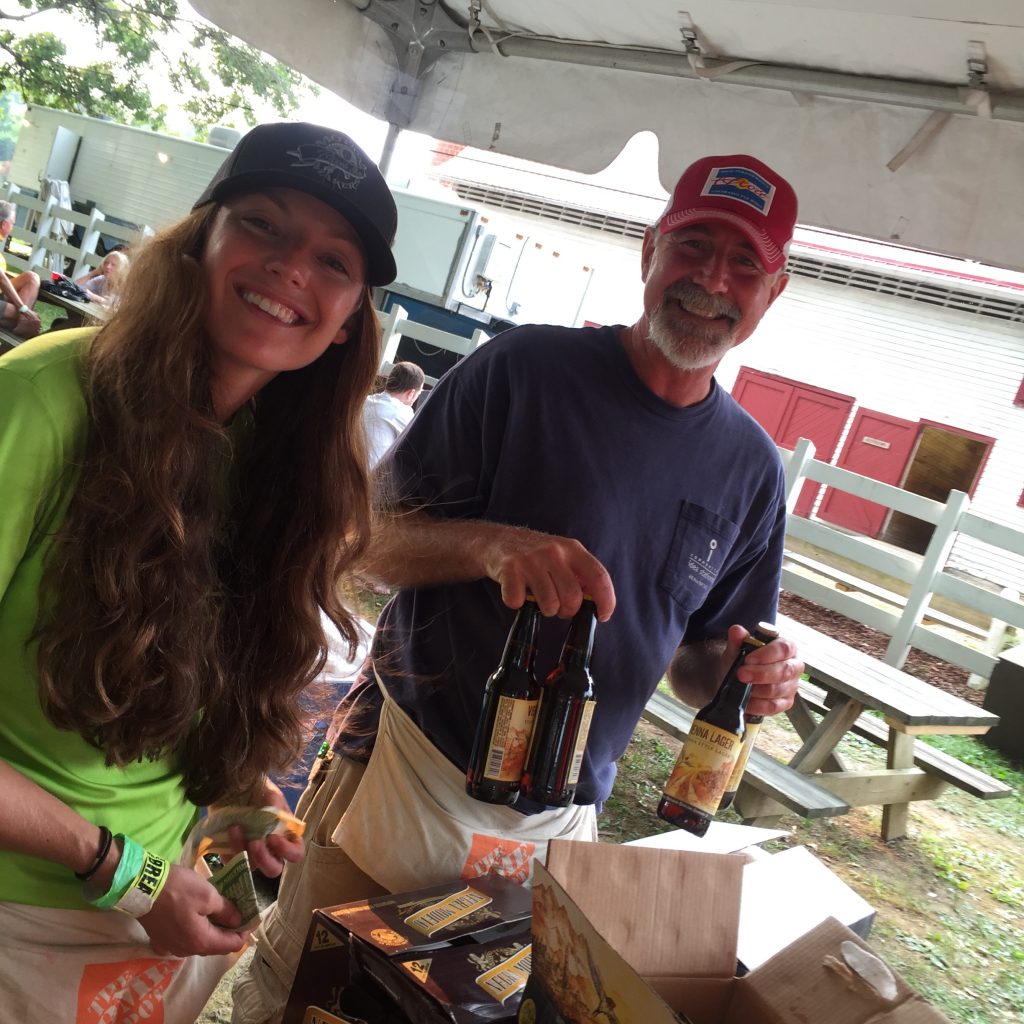 Beer Garden at Bike Virginia