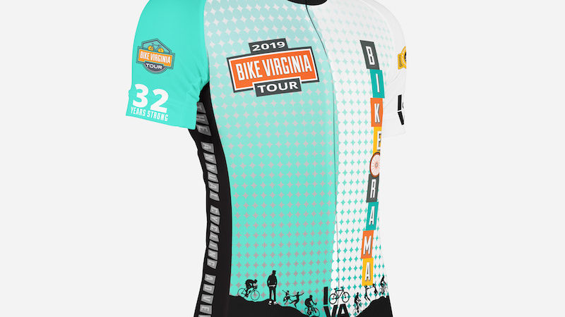 2019 Bike Virginia Jersey Design