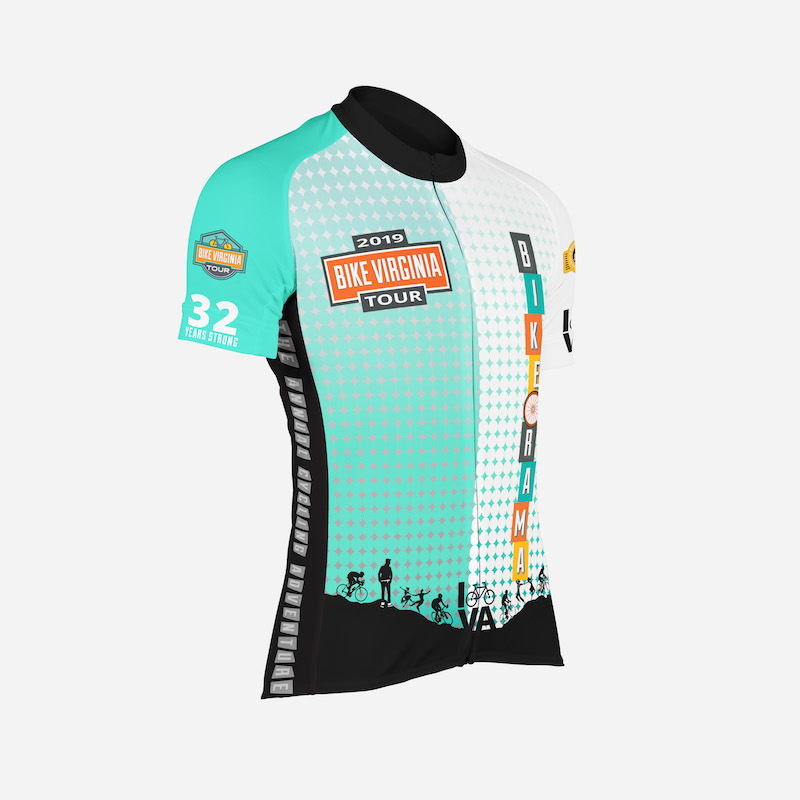 2019 Bike Virginia Jersey Design